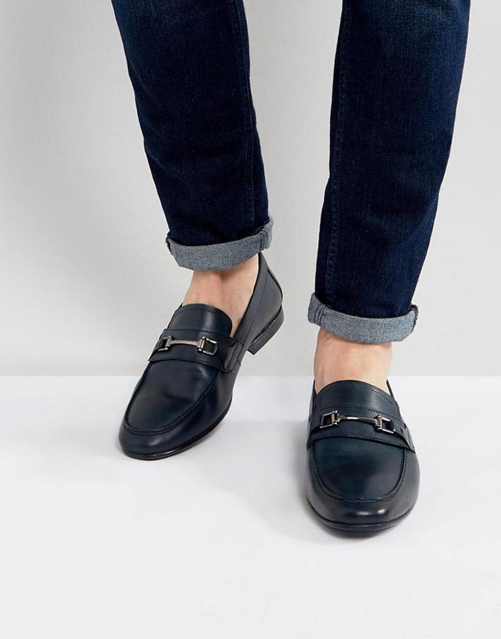 Kg By Kurt Geiger Loafers In Navy - Blue