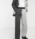 Reclaimed Vintage Inspired Check And Stripe Pants-multi