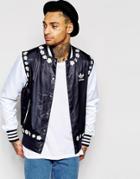 Adidas Originals X Pharrell Daisy Varsity Jacket Ao2998 - Navy