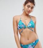 Boohoo Floral Print Bikini Bottoms - Multi