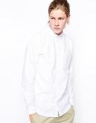Weekday Shirt Bad Times Oxford Button Down - White