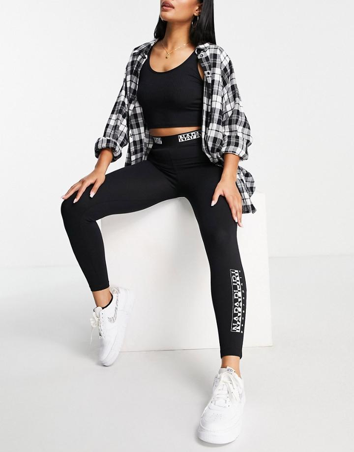 Napapijri Box Leggings In Black