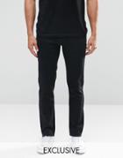 Always Rare Black Skinny Jeans With Raw Hem - Black