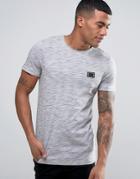 Born Rich Raw Rolled Edge T-shirt - White