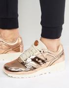 Saucony Grid Sd Ether Sneakers In Metallic Gold S70303-1 - Gold