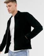 Another Influence Zip Through Cord Shacket - Black