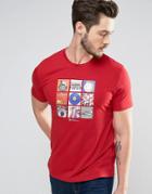 Ben Sherman Record Graphic T-shirt - Red