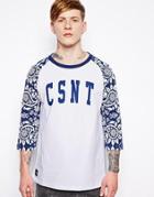 Cuckoos Nest Raglan Long Sleeve T-shirt - White