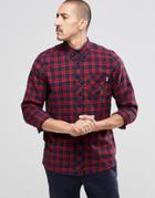 Carhartt Wip Checked Shawn Shirt In Regular Fit - Red