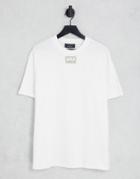 Il Sarto Badge Oversized T-shirt In White