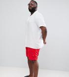 Badrhino Plus Drawstring Cargo Swimshorts - Red