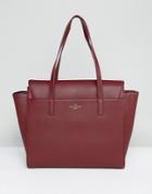 Pauls Boutique Oxblood Winged Structured Tote Bag - Red