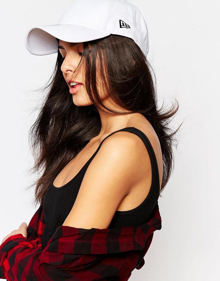 New Era White Baseball Cap - White