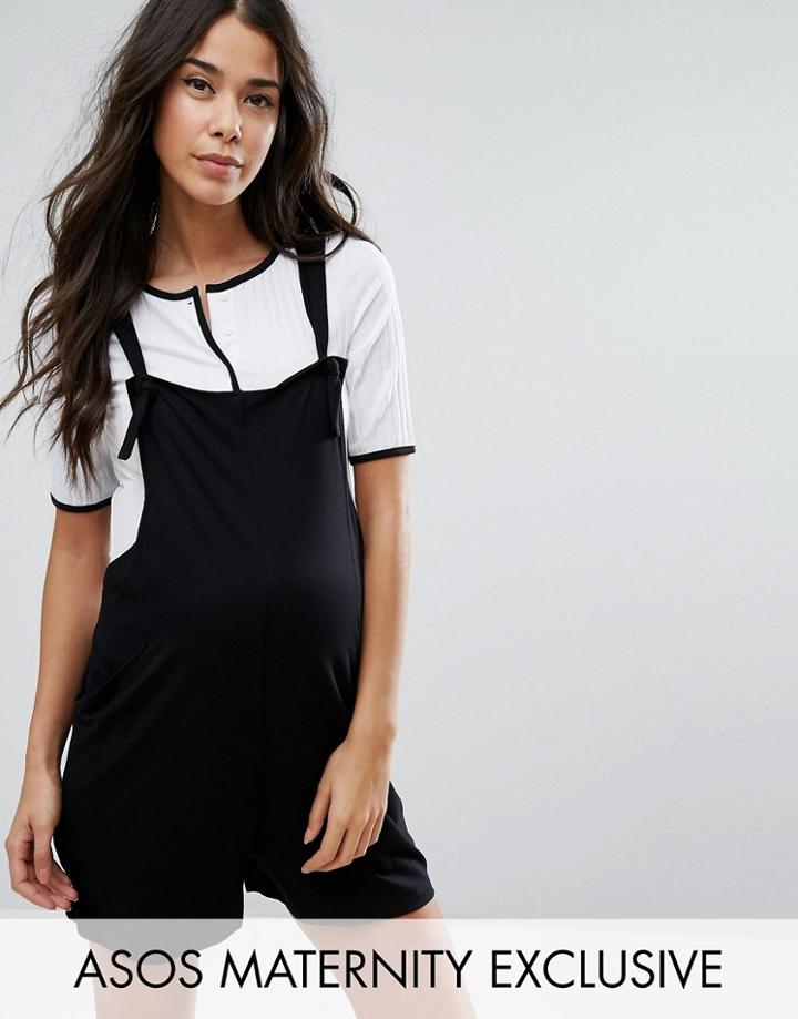 Asos Maternity Overall Romper - Black