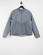Nike Running Essentials Aerolayer Jacket In Gray-grey