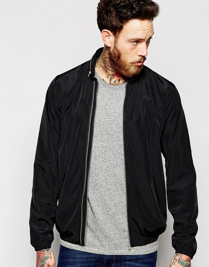 Ymc Jacket With Double Zip - Black