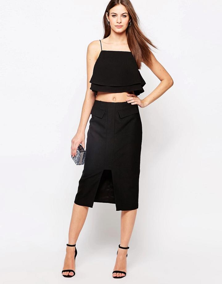 Finders Keepers Shapeshifter Skirt - Black