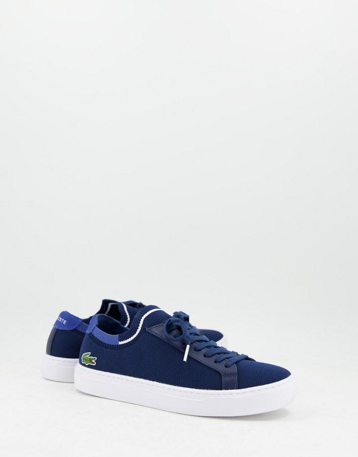 Lacoste La Piquee Sneakers In Navy Blue