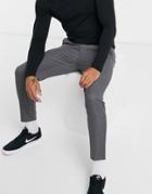 Pull & Bear Tailored Pants In Gray-grey