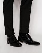 Base London Cane Patent Leather Brogues - Black