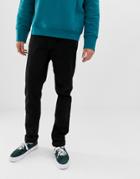 Weekday Tall Sunday Tapered Jeans Black - Black