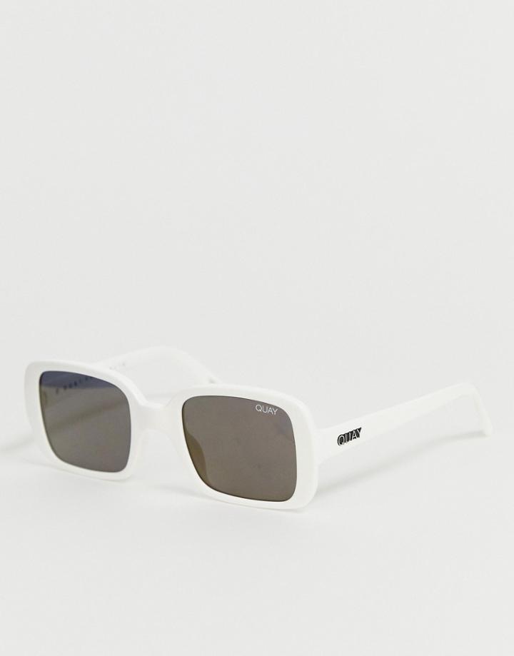 Quay Australia Second Nature Sunglasses In White