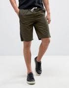 Produkt Chino Shorts With Drawstring Waistband - Green