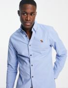 Abercombie & Fitch Oxford Shirt In Blue-blues