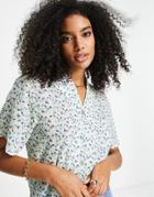 Unique 21 Beach Shirt In Resort Print-white
