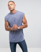 Another Influence Sleeveless T-shirt - Blue