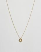 Orelia Simple Star Necklace - Gold