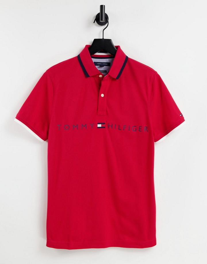 Tommy Hilfiger Tomas Polo Shirt-red