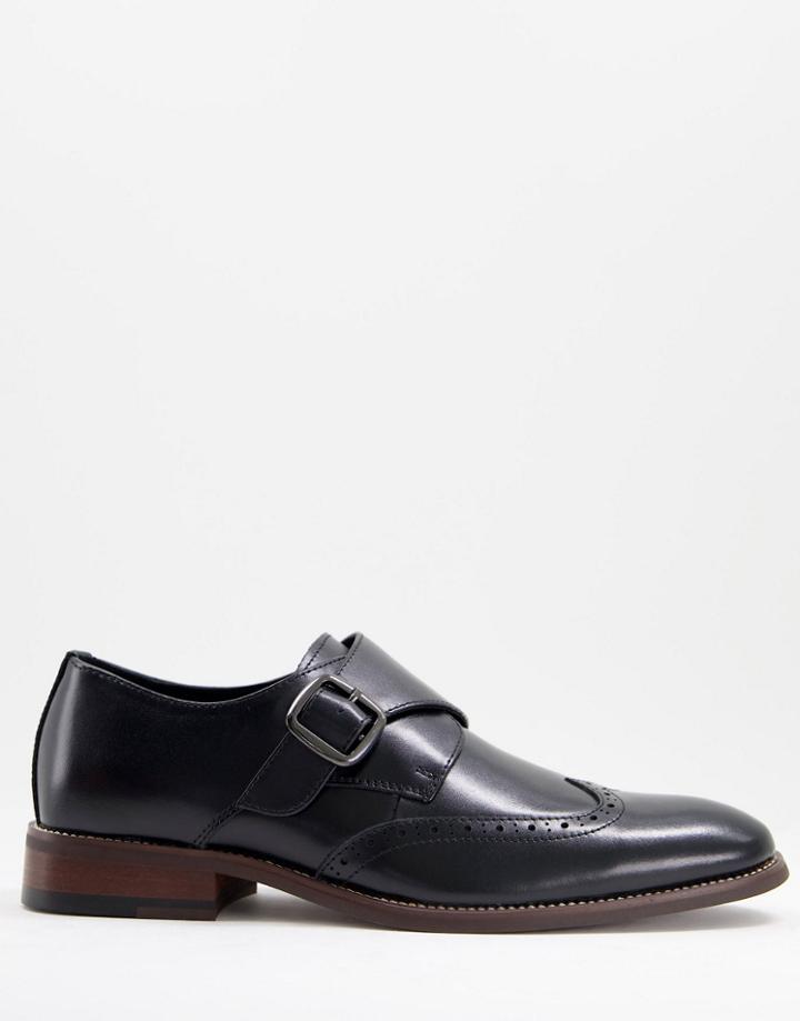 Gianni Feraud Monk Shoes In Black