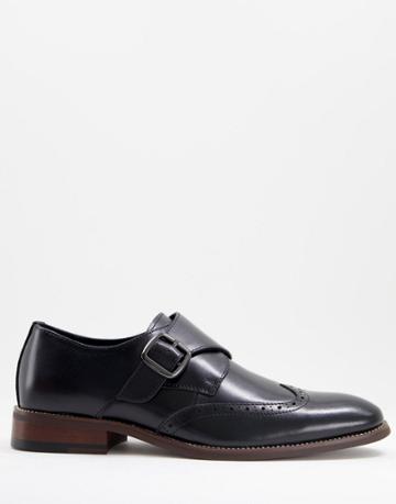 Gianni Feraud Monk Shoes In Black
