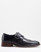 Gianni Feraud Monk Shoes In Black