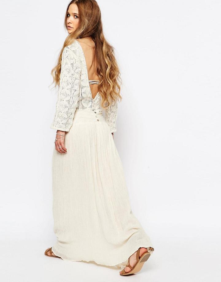 Jen's Pirate Booty Ivy Mountain Backless Maxi Dress - Cream
