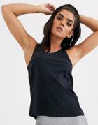 Asos 4505 Loose Fit Run Tank With Pleat Back