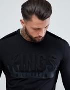 Kings Will Dream Long Sleeve T-shirt With Logo Print - Black