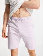 New Look Jersey Shorts In Lilac - Part Of A Set-purple
