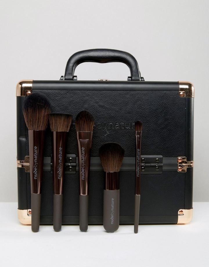 Nude By Nature Destination - Pro Make Up Case & Brushes - Clear