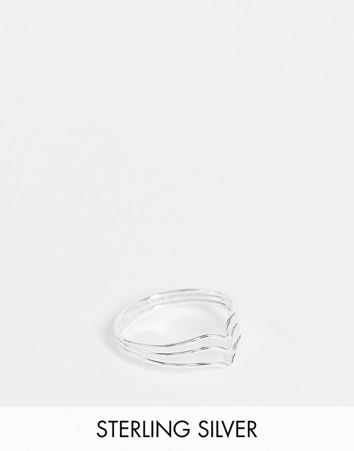 Kingsley Ryan 3 Arrows Ring In Sterling Silver