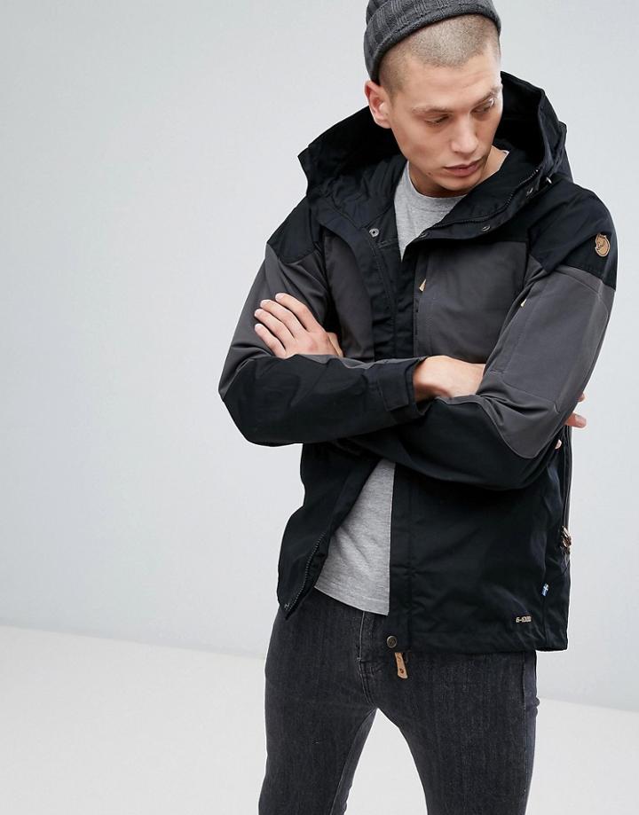 Fjallraven Keb Pocket Jacket In Black - Black