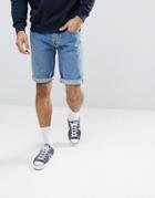 Tommy Jeans Ronnie Tapered Fit Denim Shorts In 90s Mid Wash - Blue