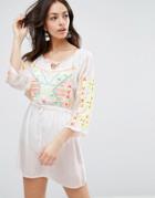 Anmol Embroidered Beach Dress