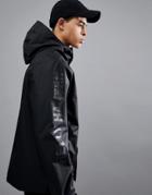 Helly Hansen Ervik Jacket With Sleeve Logo In Black - Black