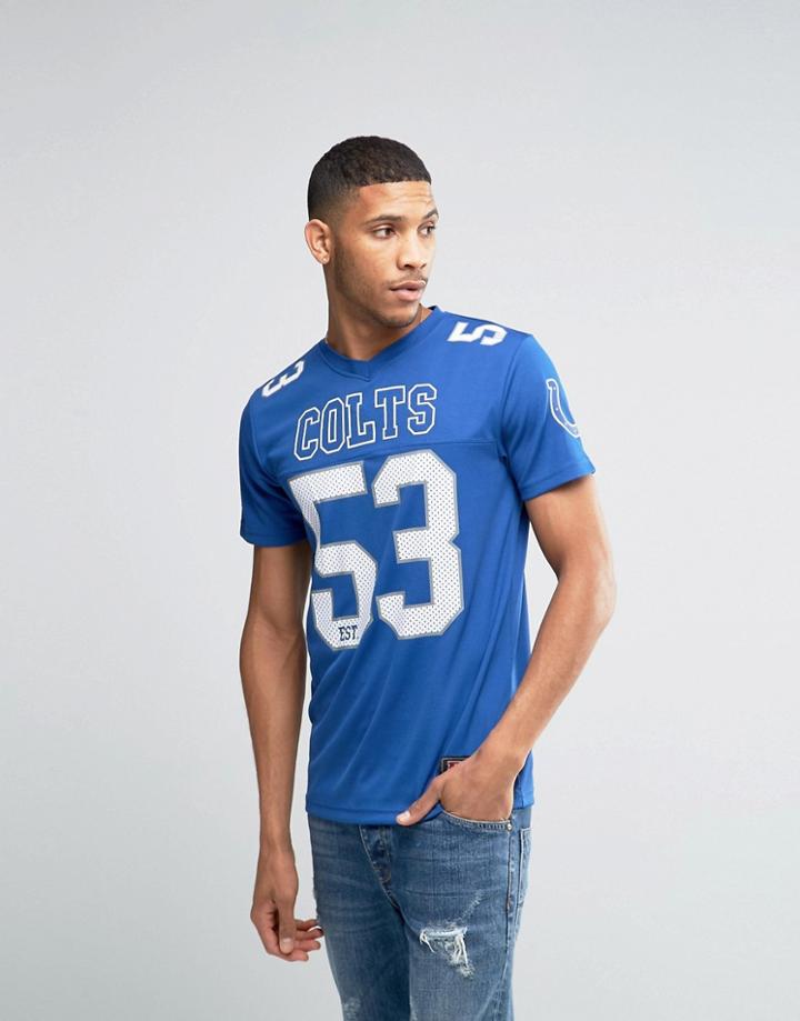 Majestic Colts Mesh T-shirt - Blue