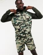 Nike Training Therma Hoodie In Green Camo