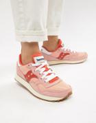 Saucony Dxn Vintage Pink And Red Sneakers - Pink