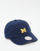 Mitchell & Ness Chukker Michigan Strapback Cap - Blue
