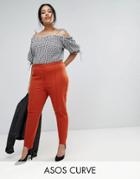 Asos Curve Strirrup Washed Pant - Orange